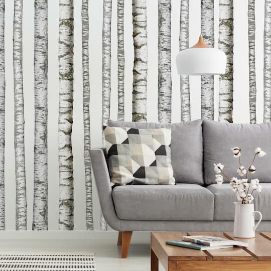 RoomMates Realistic Birch Trees Peel & Stick Giant Decals